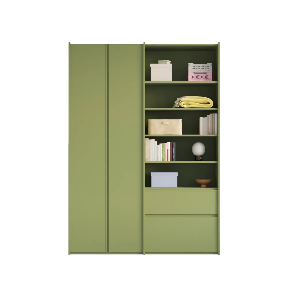 Wardrobes in Olive Green