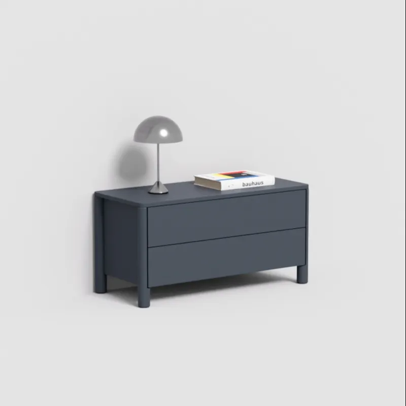 Tv Stand in Graphite with External Drawers